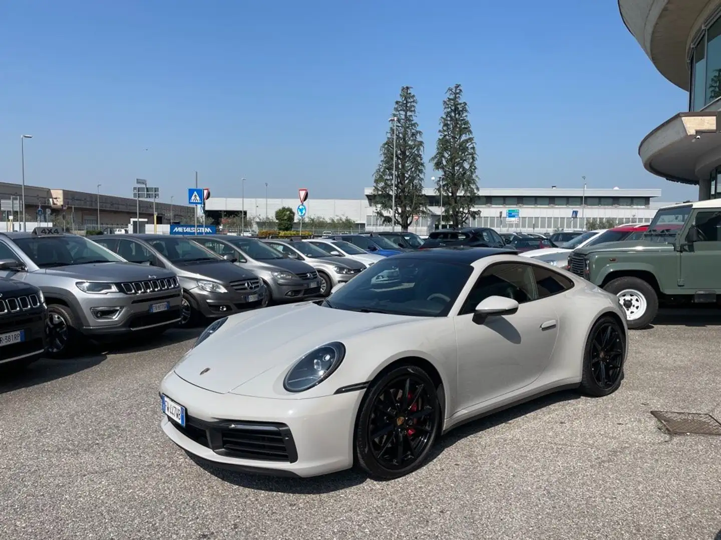 Porsche 992 911 Coupe 3.0 Carrera 4S auto GESSO TETTO SCARICHI Grigio - 1