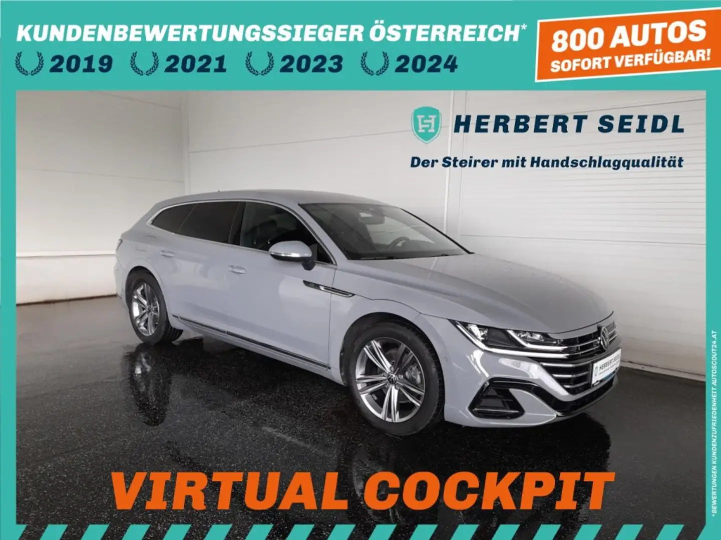 Volkswagen Arteon SB R-LINE PHEV DSG *IQ-LIGHT LED / DCC / VIRTUELL / NAVI / ACC / KAMERA / E-KLAPPE / KEYLESS* Grau - 1