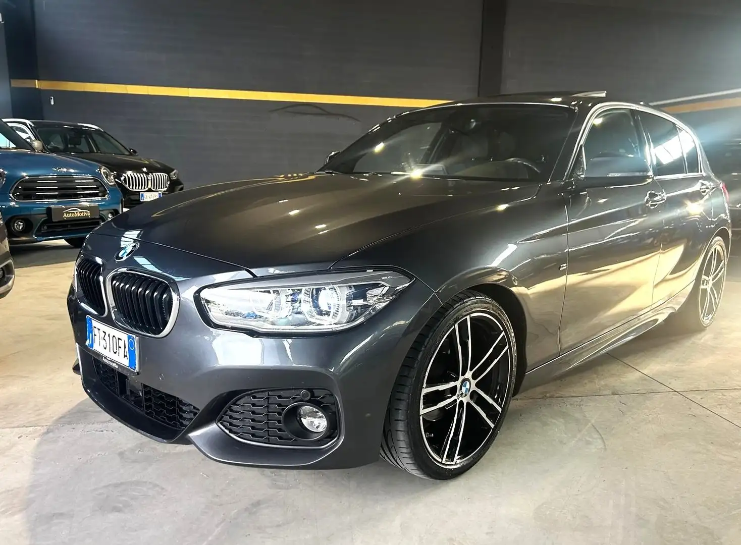 BMW 118 Serie 1 F/20-21 118i Msport 5p auto PREZZO REALE Gris - 1
