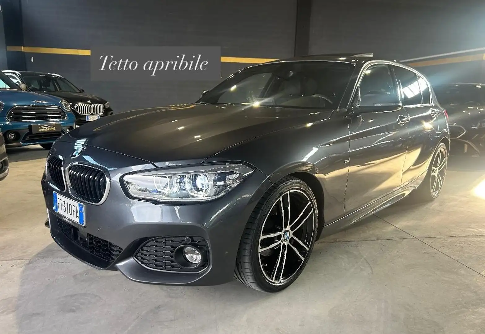 BMW 118 Serie 1 F/20-21 118i Msport 5p auto PREZZO REALE Gris - 2