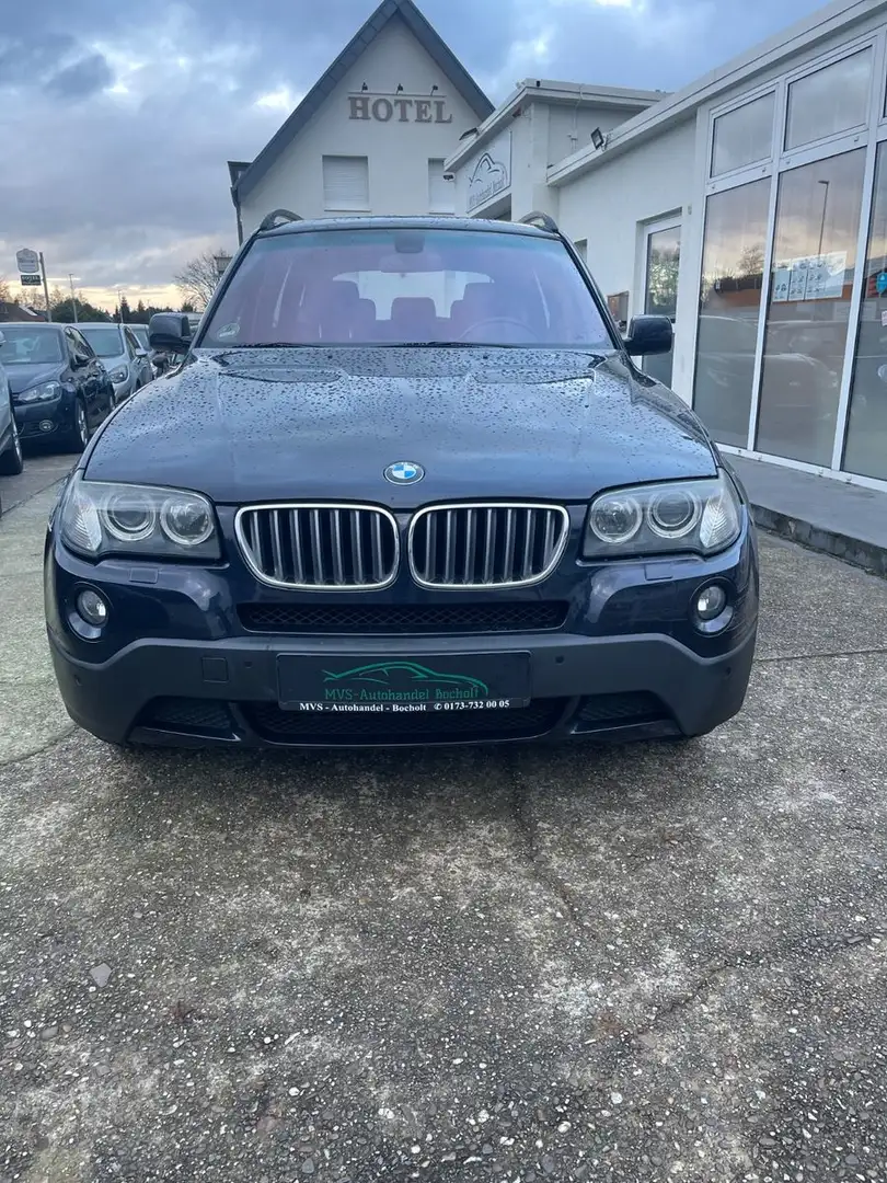 BMW X3 3.0d Automatik,Navi,Leder,Pano,Tempo,SHZ Blau - 2
