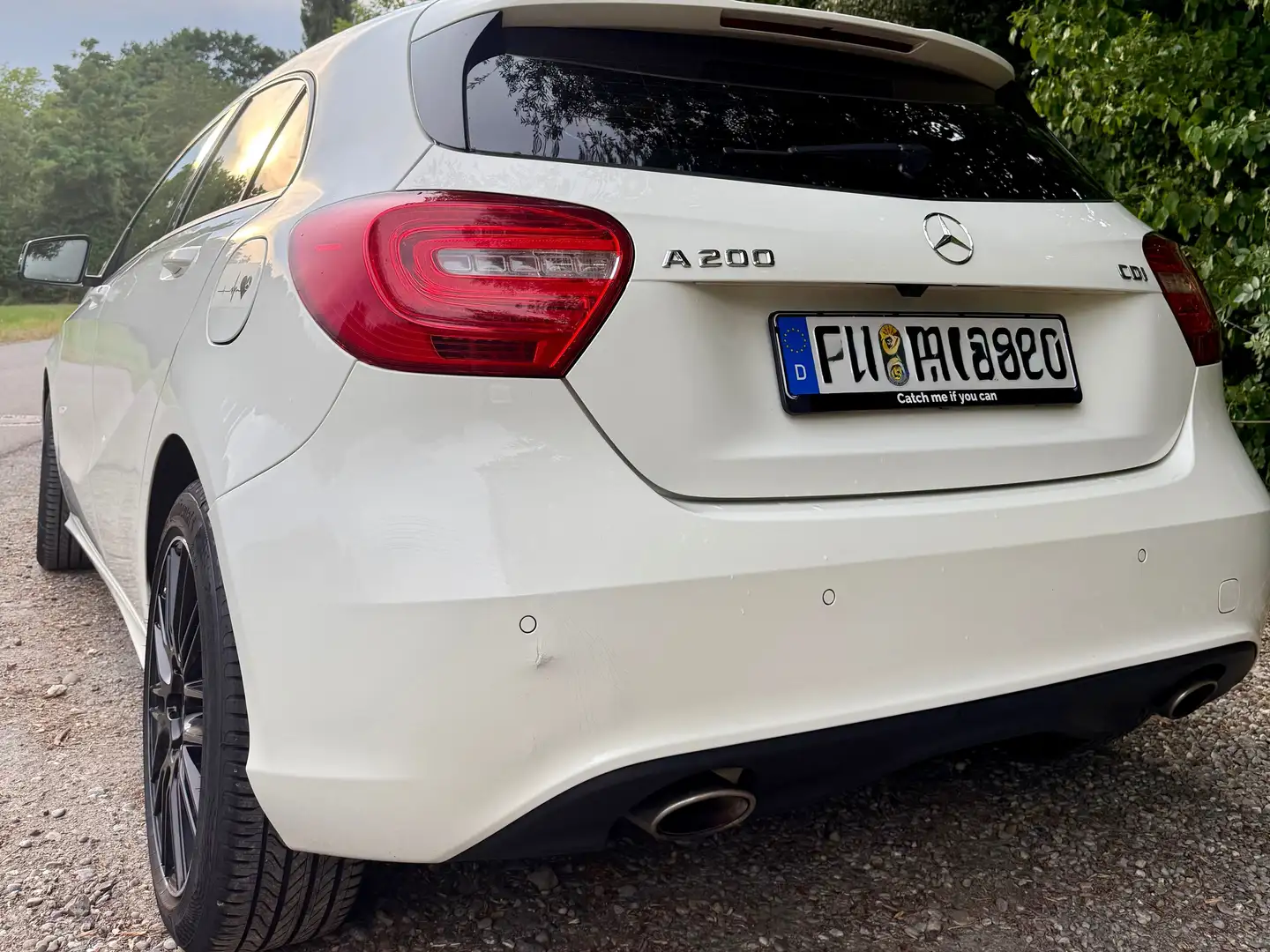 Mercedes-Benz A 200 CDI 4Matic 7G-DCT Blanc - 2