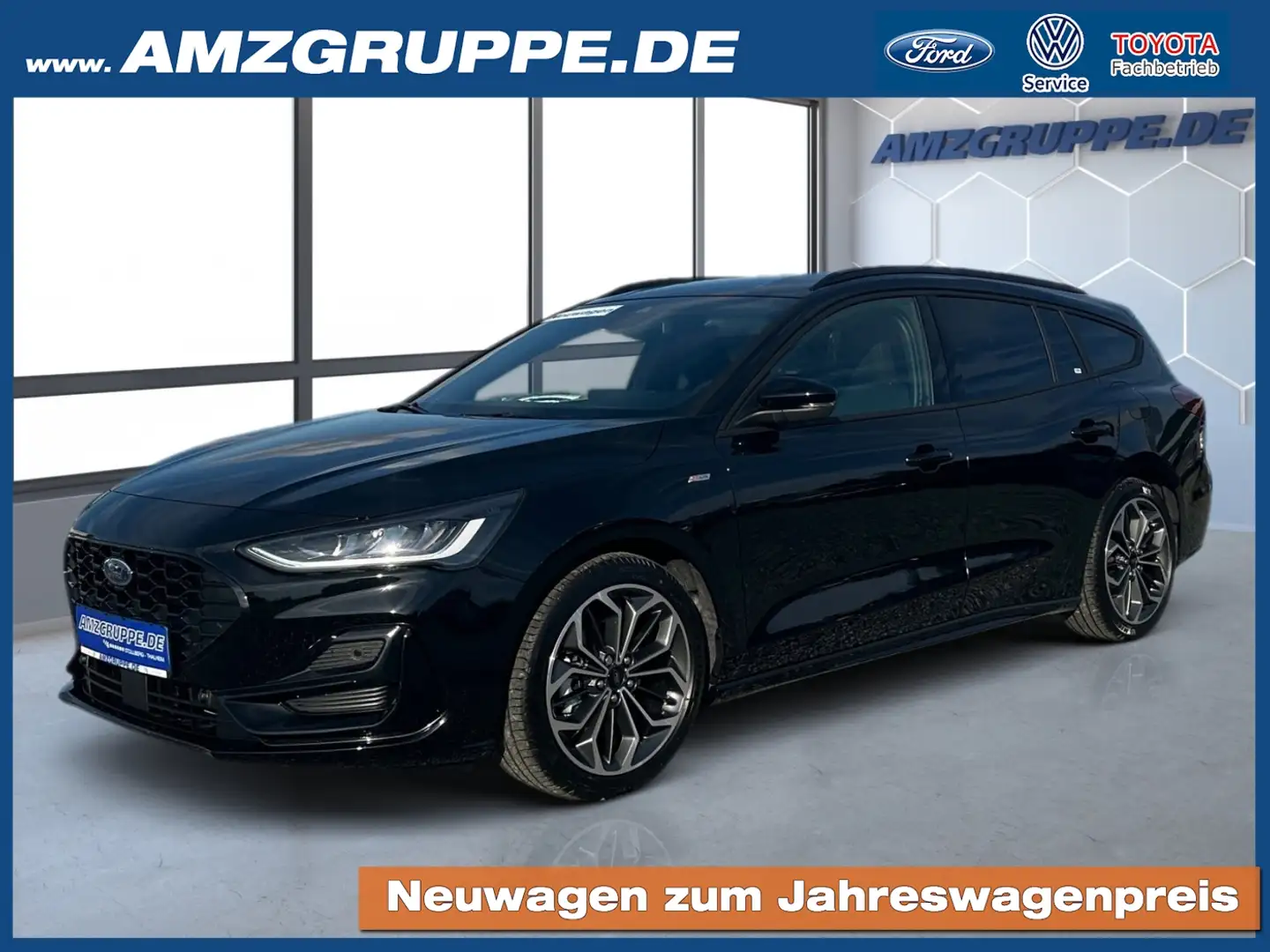 Ford Focus Turnier ST-Line X mHEV 5J.*Gar.+Assist+Winterpak Zwart - 1