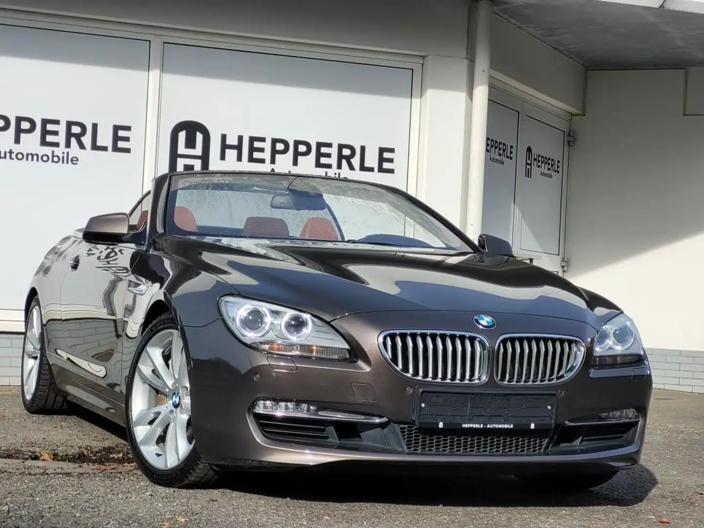 BMW 640 i Cabrio Individual PROF.+LEDER+HEAD-UP+360° Braun - 1