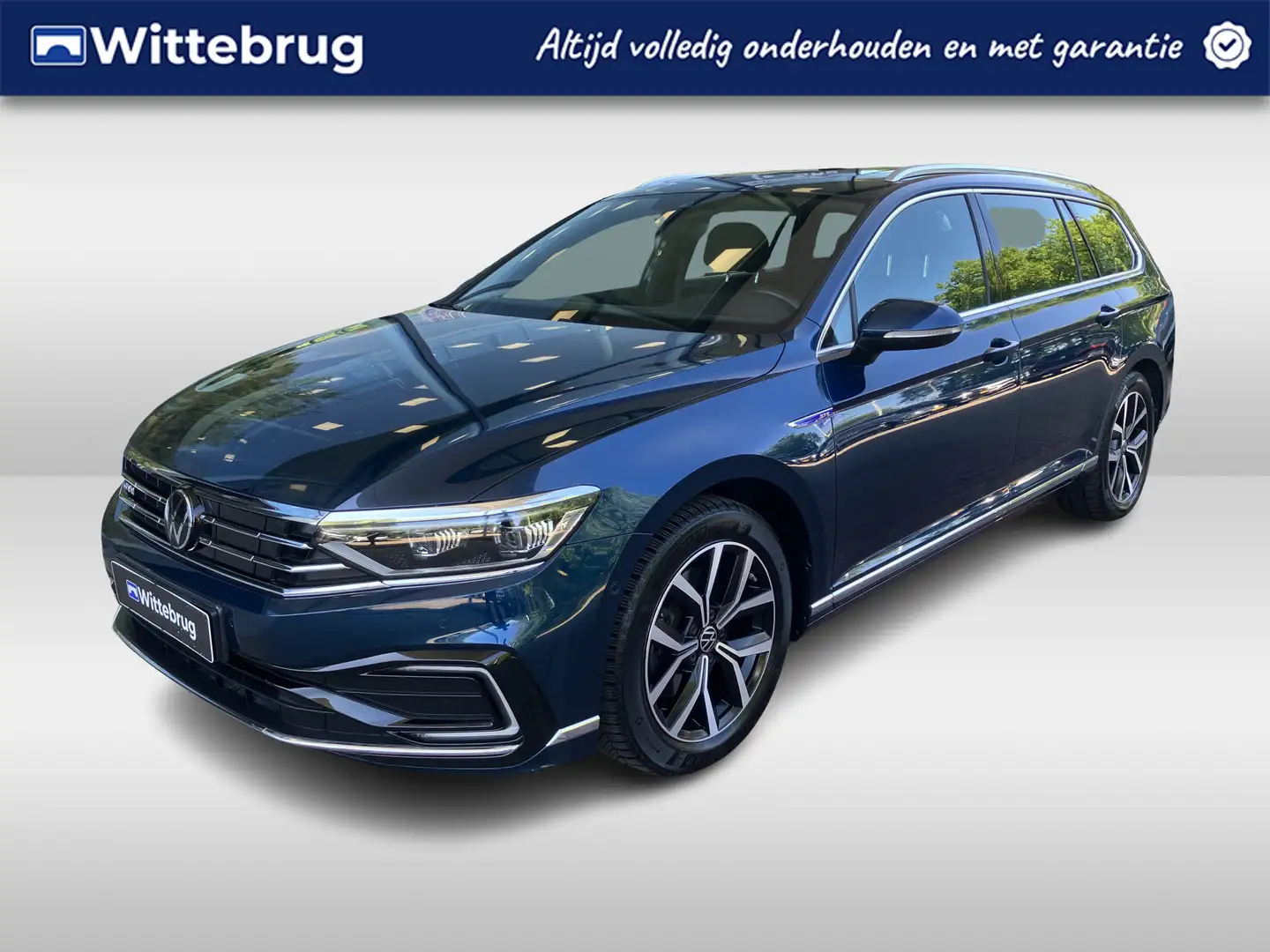 Volkswagen Passat Variant 1.4 TSI PHEV GTE Business / Parkeer assistent / 17 Blauw - 1