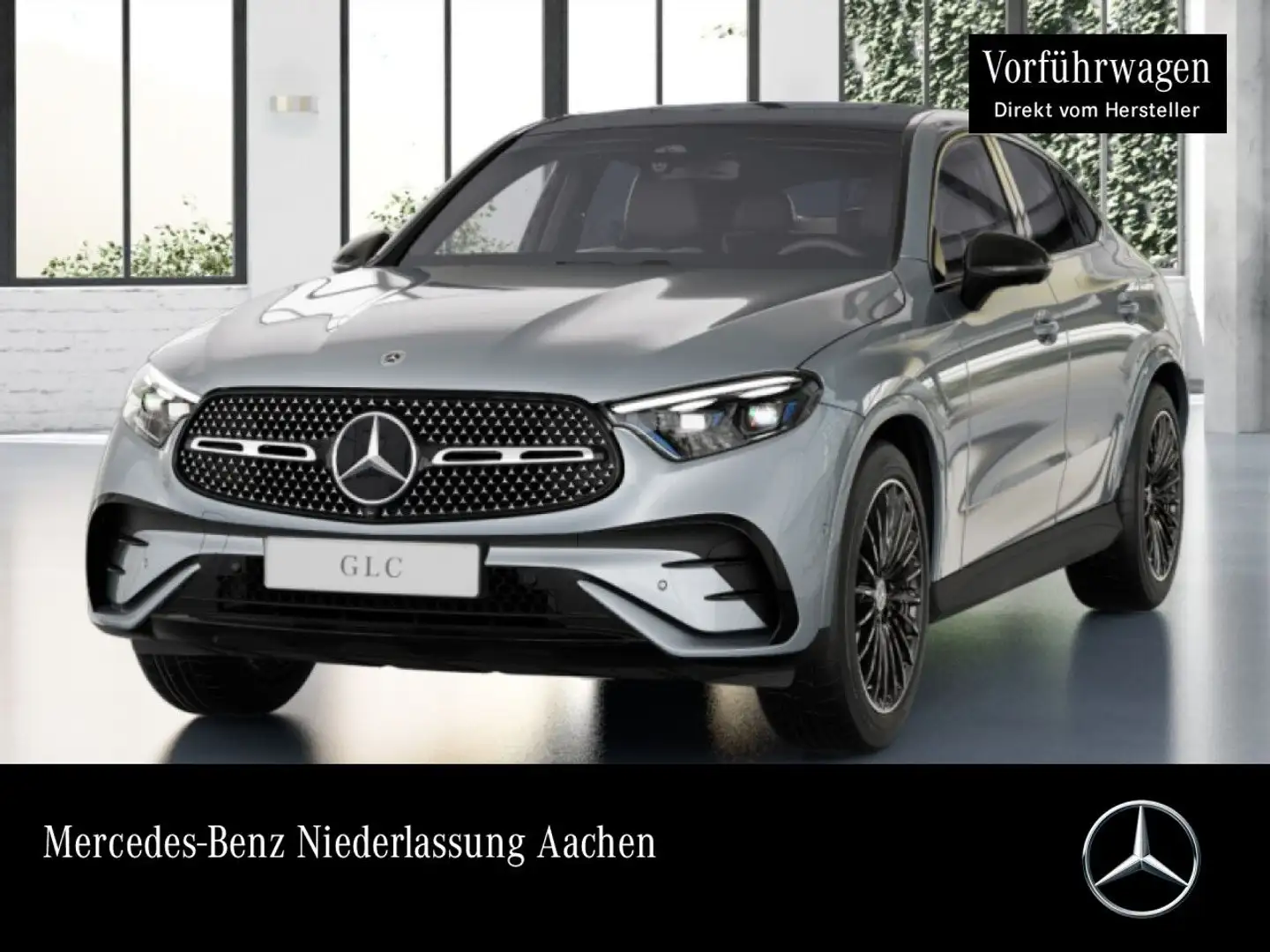 Mercedes-Benz GLC 220 d 4M AMG+NIGHT+PANO+360+AHK+BURMESTER+TOTW Zilver - 1