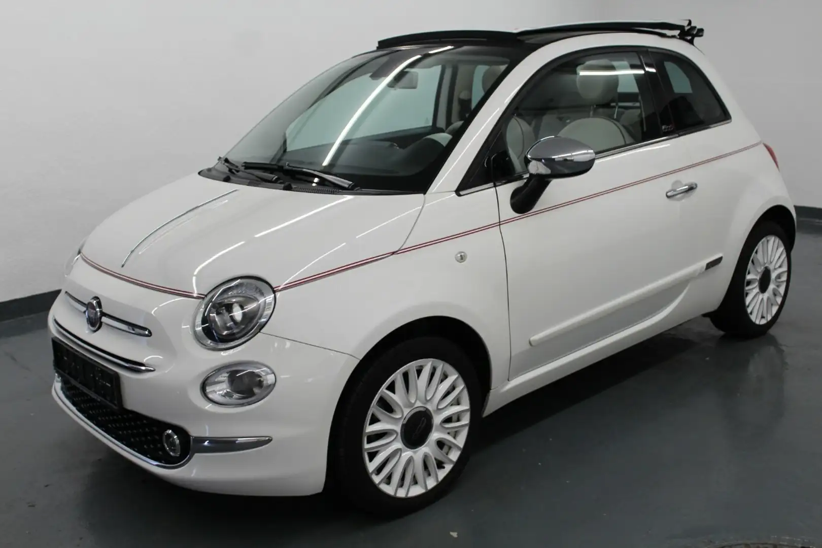 Fiat 500C 1.2 Dolcevita Leder+PDC+16J+TFT Weiß - 1