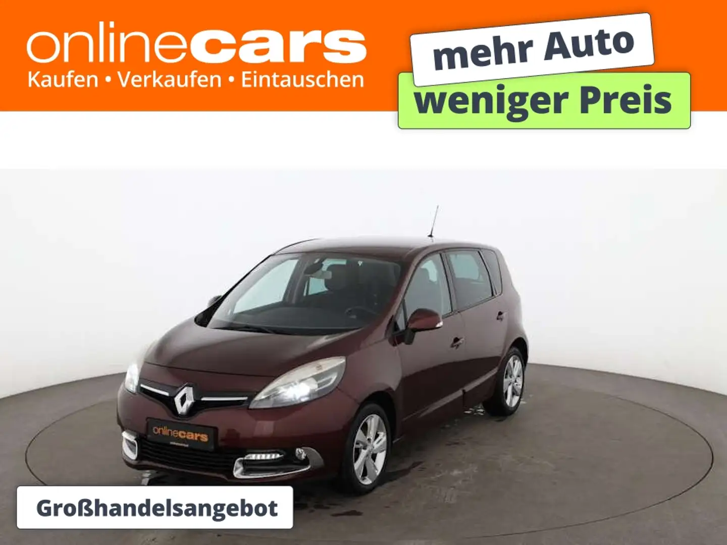 Renault Scenic 1.6 dci 110 Dynamique Aut LEDER NAVI PDC Rot - 1