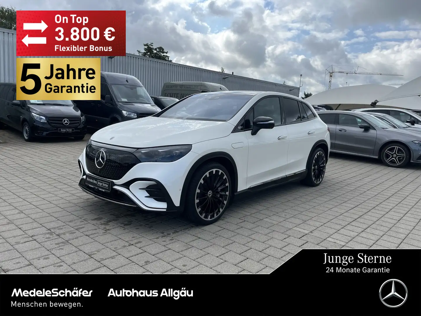 Mercedes-Benz EQE SUV EQE SUV 500 4M AMG 22" AHK Hyper 3D 360° HA-Lenk Alb - 1