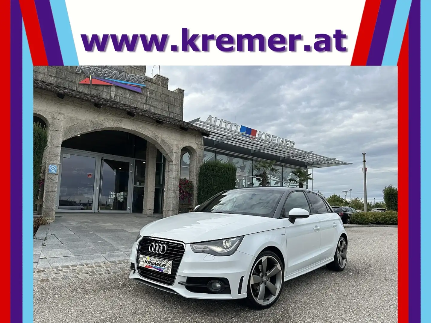 Audi A1 SB 1,4 TFSI Sport S-tronic S-LINE/2.BESITZ/TEMP... Weiß - 1
