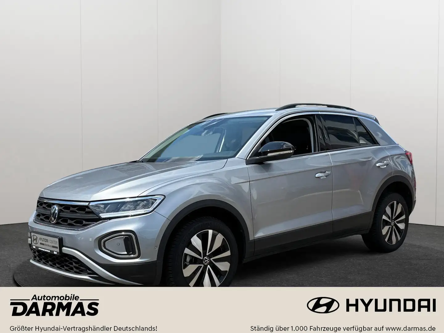 Volkswagen T-Roc T-Roc GOAL 1.0 TSI Navi LED Keyless PDC TOP Silber - 1