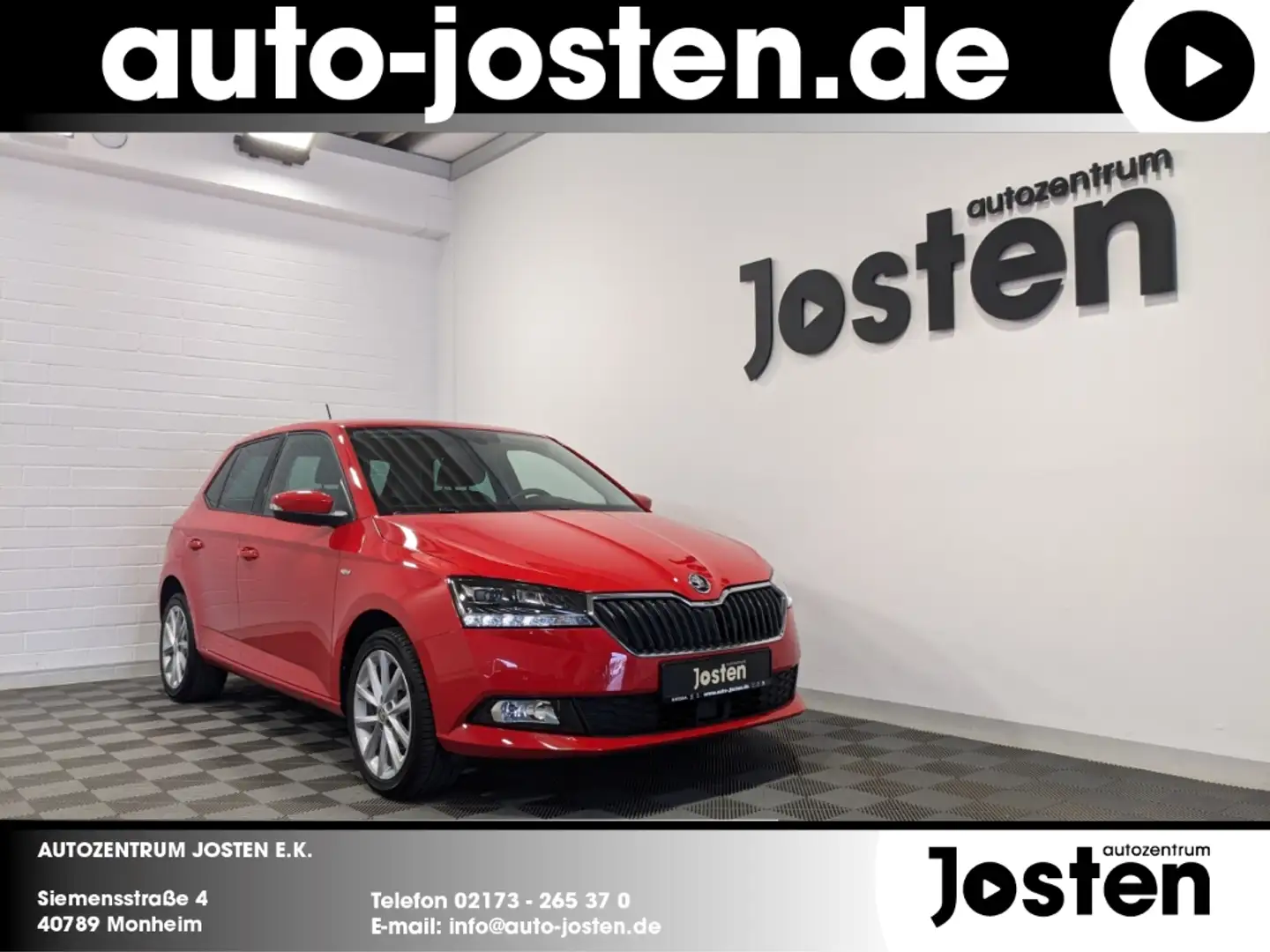 Skoda Fabia Soleil 1,0l TSI  NAVI ACC LED PDC SITZHZG Rojo - 2