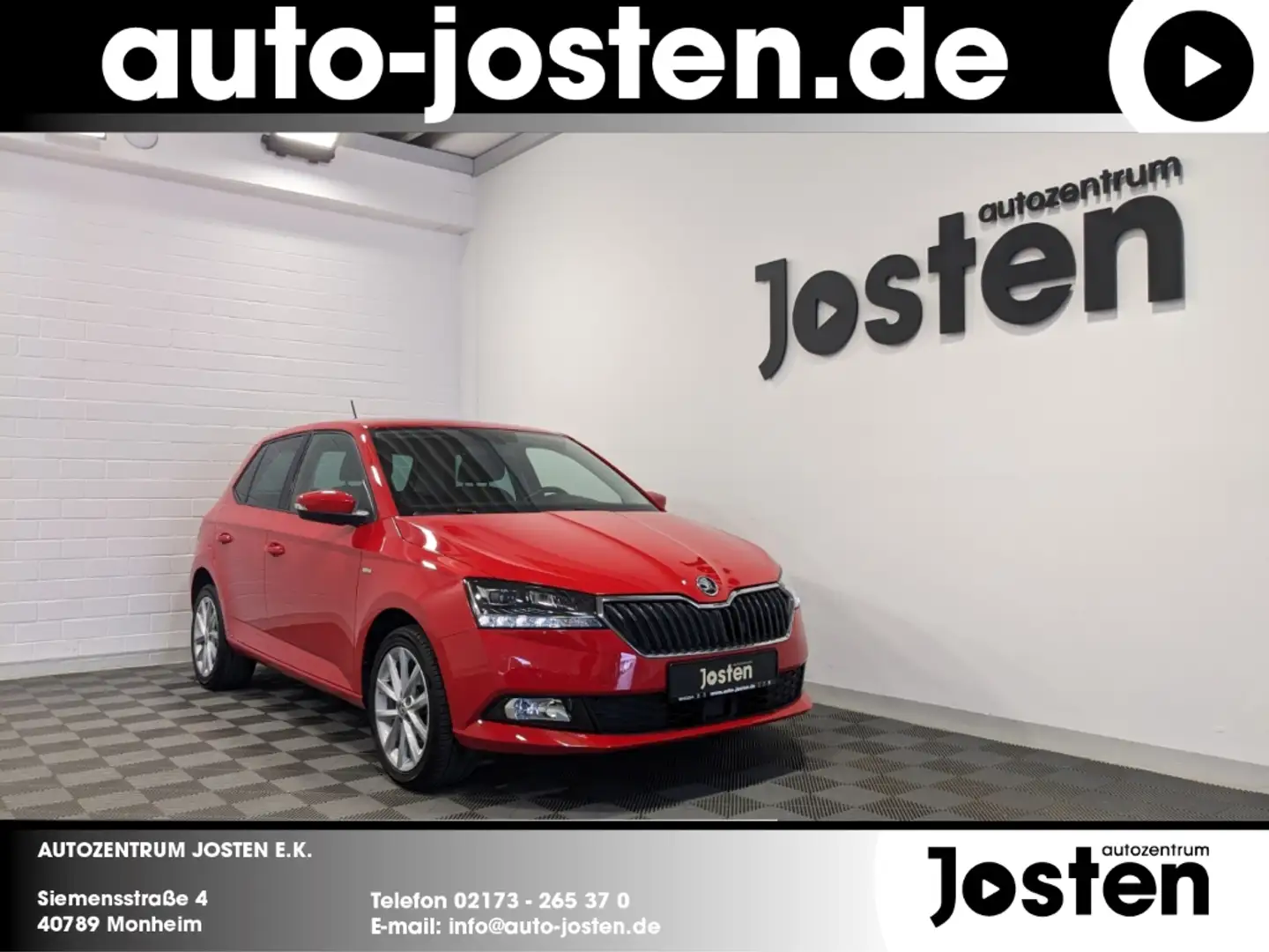 Skoda Fabia Soleil 1,0l TSI  NAVI ACC LED PDC SITZHZG Rojo - 1