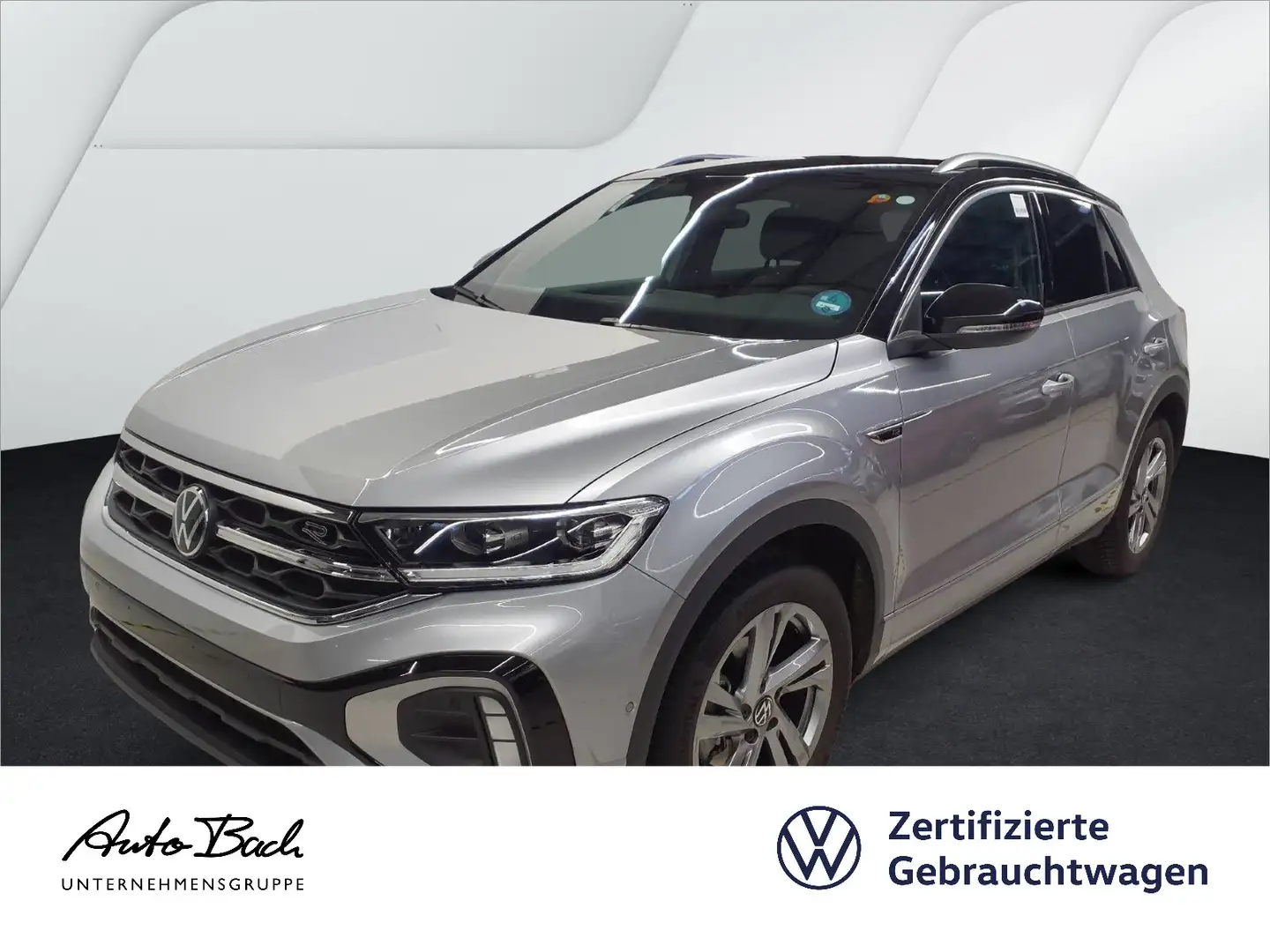 Volkswagen T-Roc 1.5 TSI DSG R-Line, AHK, Navi, LED, Rückfa Silber - 1