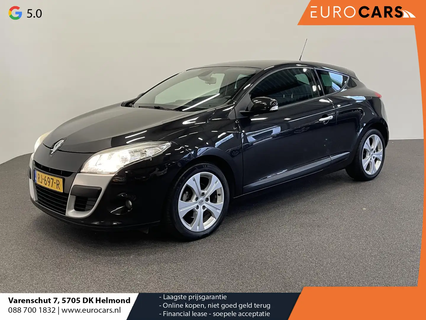 Renault Megane Coupé 1.6 Expression Navigatie Airco Licht metalen Negro - 1