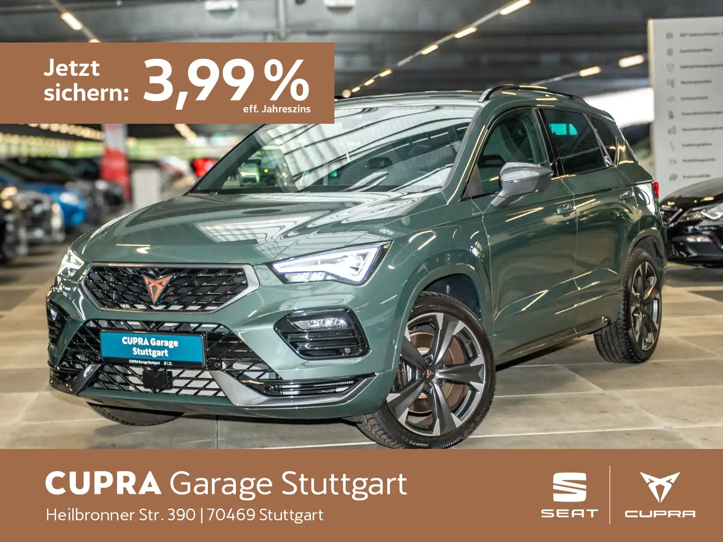 CUPRA Ateca Cupra 2.0 TSI DSG 221kW Grün - 1