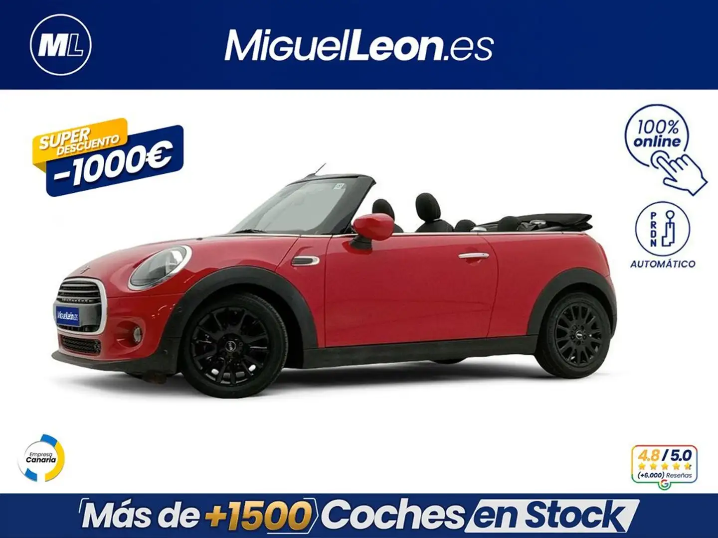MINI Cooper Cabrio Aut. Rouge - 1