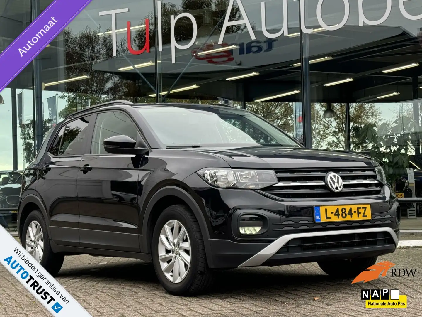 Volkswagen T-Cross 1.0 TSI Life Airco Cruise Contol Trekhaak Zwart - 1