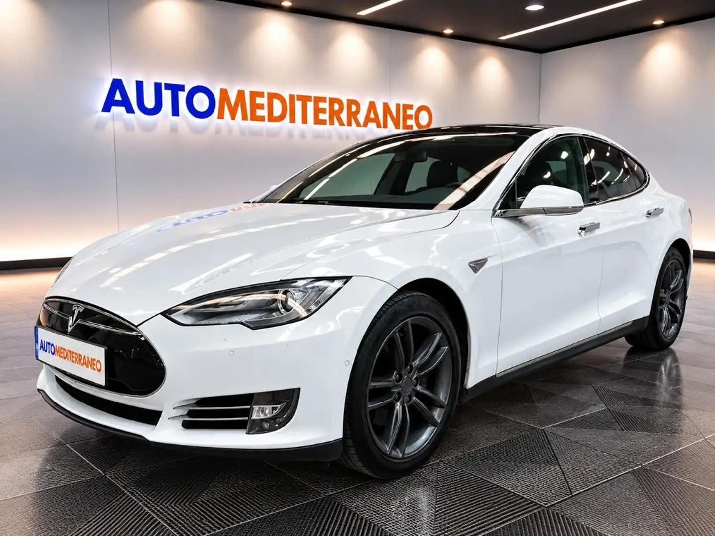 Tesla Model S 85 R 388cv Blanco - 1