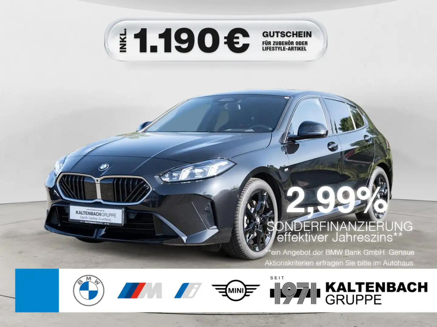 BMW 120 i M-Sport NEUES MODELL PANO HUD 360° LED Zwart - 1