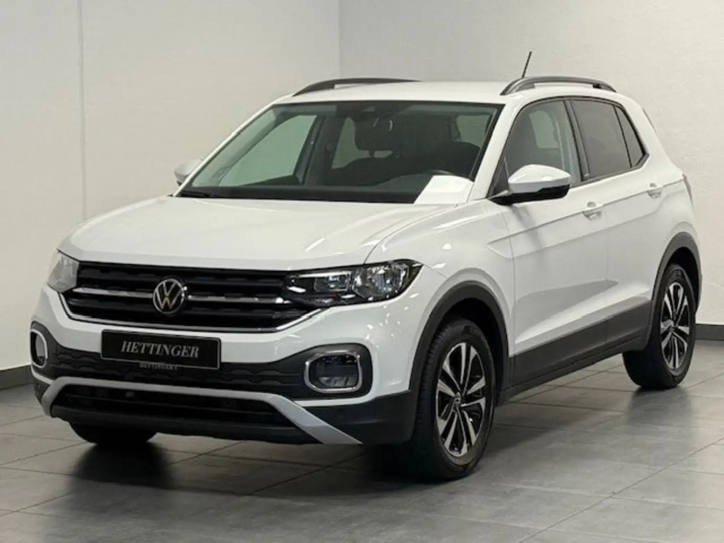 Volkswagen T-Cross United 1.0 TSI, Climatr.,Navi,ACC,Sitzhz Blanc - 1