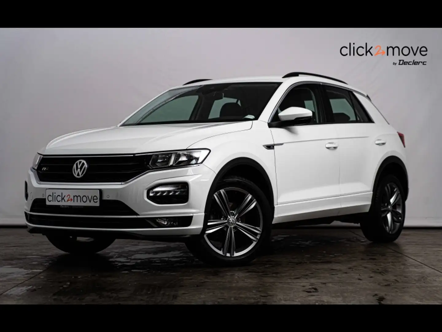 Volkswagen T-Roc 1.0 TSI 115ch R-Line Euro6d-T Blanc - 1