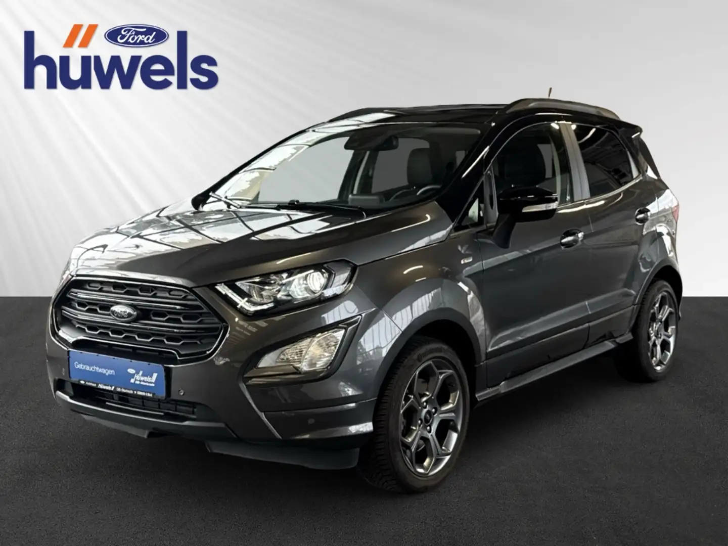 Ford EcoSport ST-Line 1.0 EcoBoost +AHK+LED+M&S+TWA+RFK+SZH+B&O+ Grau - 1