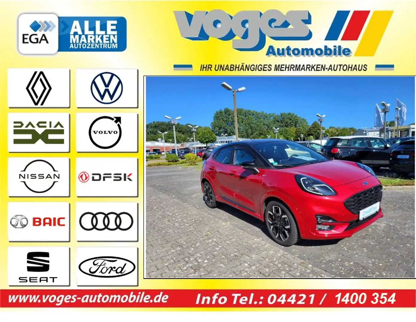 Ford Puma 1.0 EcoBoost Hybrid Aut. ST-LINE X Rot - 1