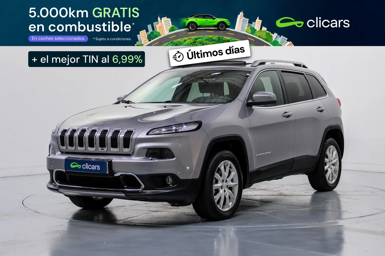 Jeep Grand Cherokee 3.6 V6 Overland Aut. Plateado - 1