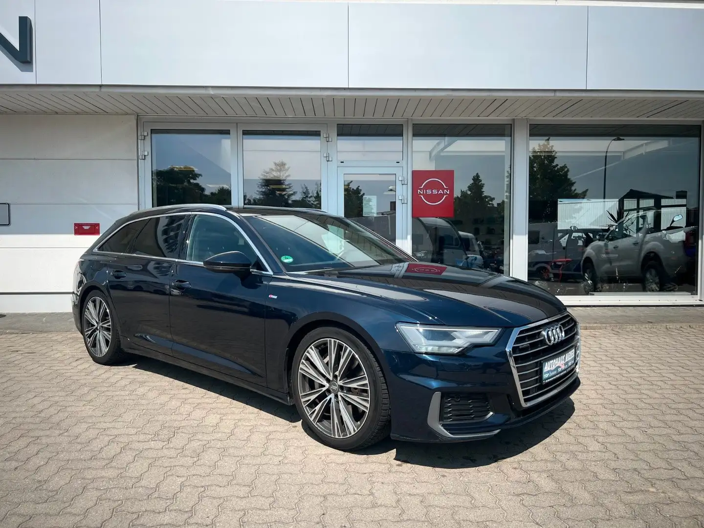 Audi A6 AVANT 55TFSi Q 2x S LINE/HUD/PANONC+/KAMERA Blauw - 1