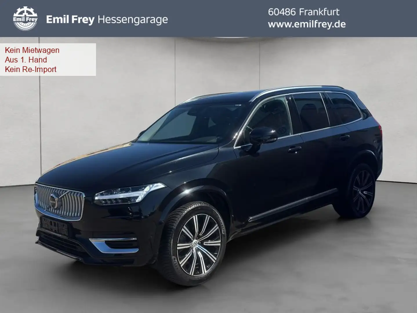 Volvo XC90 XC90 B5 AWD Plus-Bright 7S Glasd Standh 360°Leder Schwarz - 1
