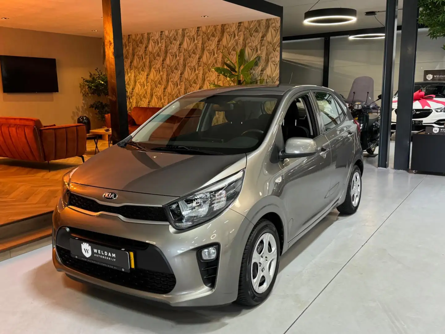 Kia Picanto 1.0 CVVT EconomyPlusLine NAP Bluetooth LED Rijklaa Gris - 2