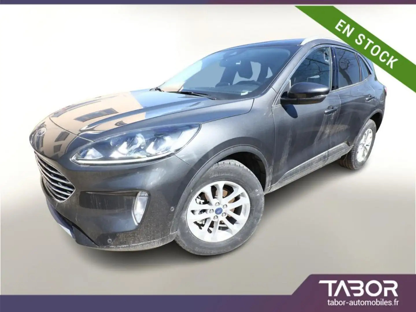 Ford Kuga 2.5 FHEV 190 eCVT Tit GPS cam WinterP Gris - 1