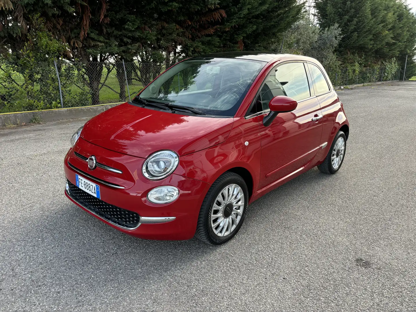 Fiat 500 1.3 MJT Lounge Rosso - 1