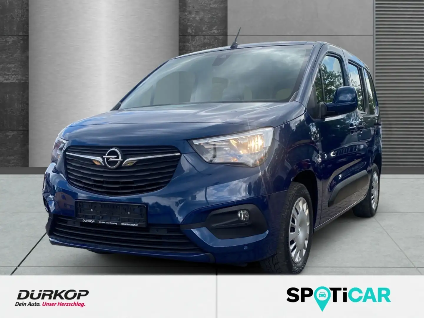 Opel Combo Life E 1.2 EU6d Edition Turbo Navi-Pro 2-Zonen-Klimaaut Синій - 1