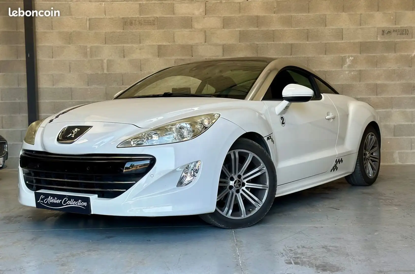Peugeot RCZ 1.6 THP 156cv GPS SIEGES ELECTRIQUES INTERIEUR CUI Blanc - 1