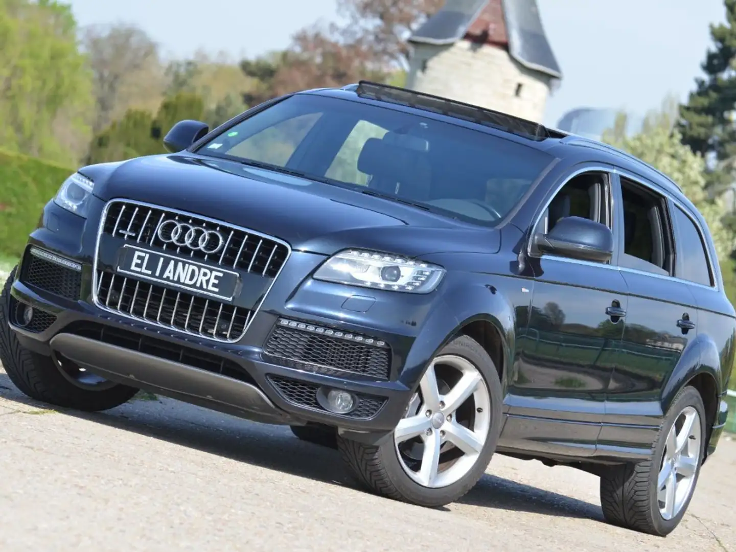 Audi Q7 Quattro TDI 3.0 V6 S-Line Bleu - 1