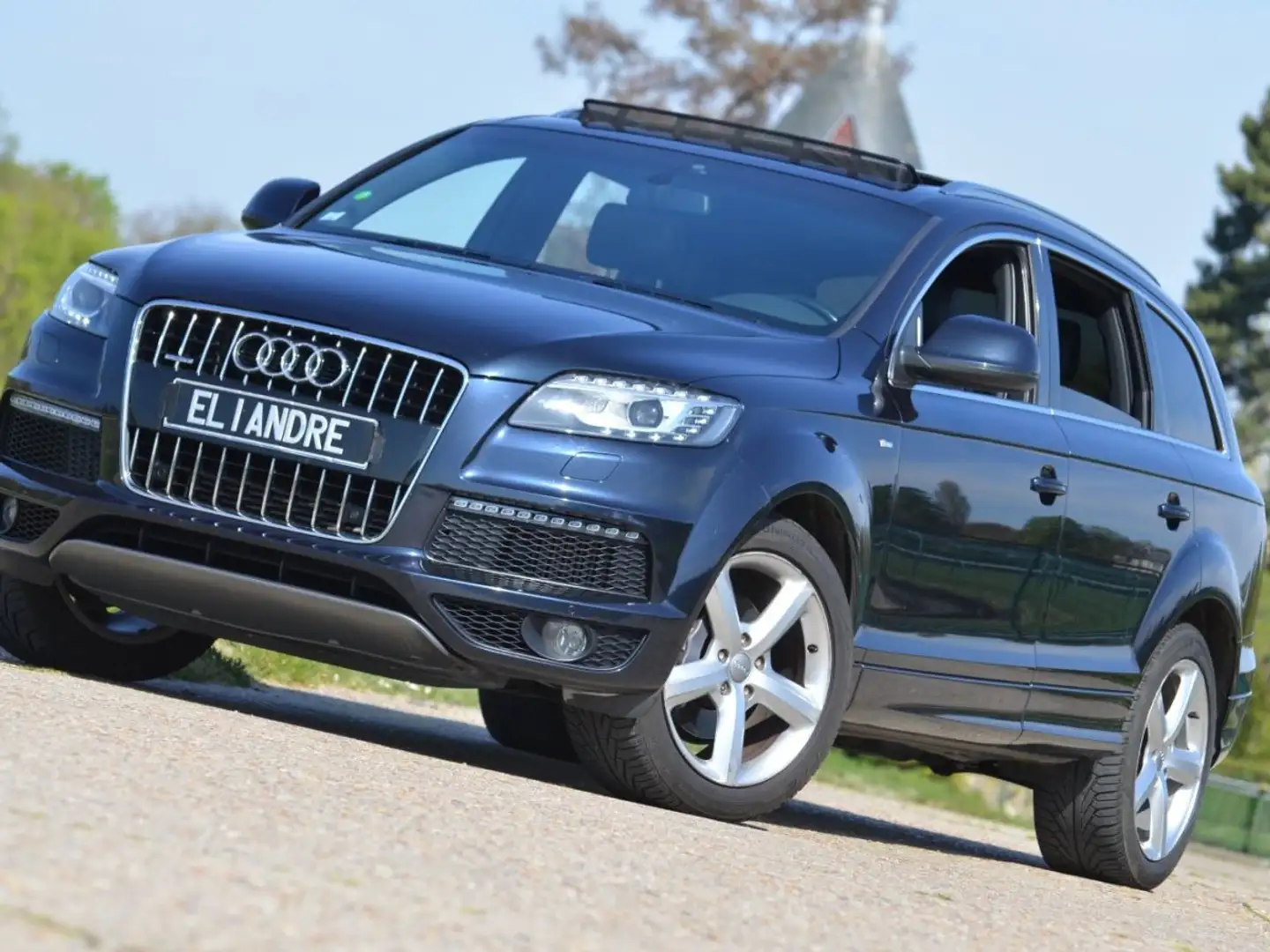 Audi Q7 Quattro TDI 3.0 V6 S-Line Bleu - 2
