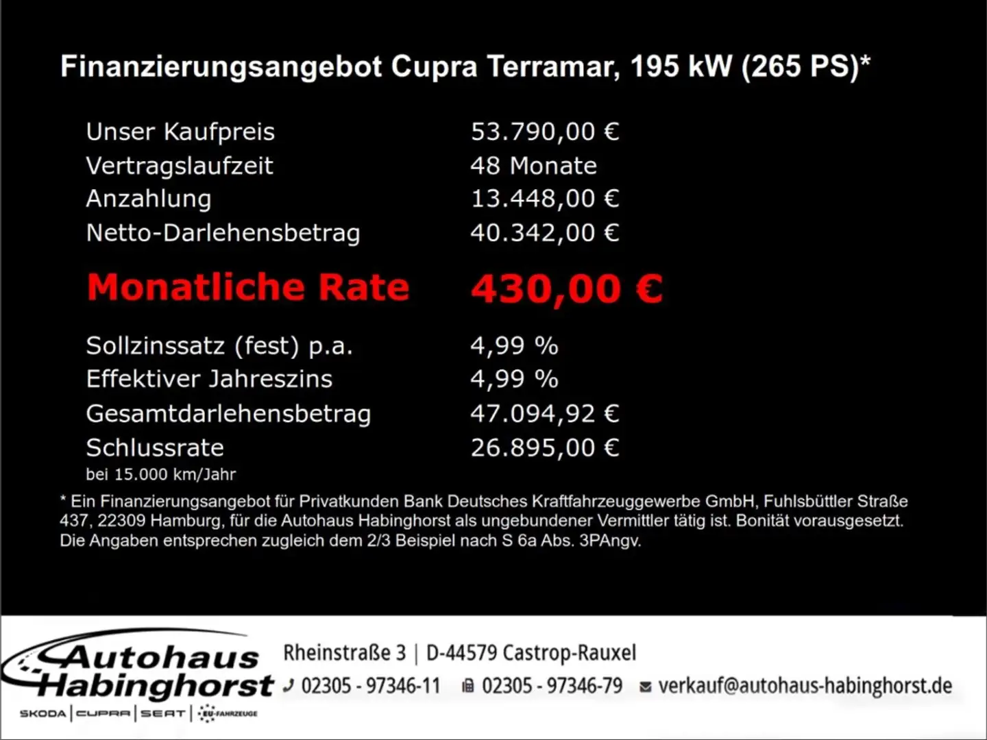 CUPRA Terramar 2.0 TSI DSG 4Drive VZ Akebono Sennheiser Matrix Pa Grau - 2