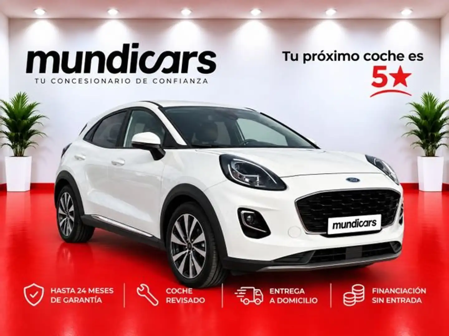 Ford Puma 1.0 EcoBoost 125cv Titanium X MHEV Blanco - 1
