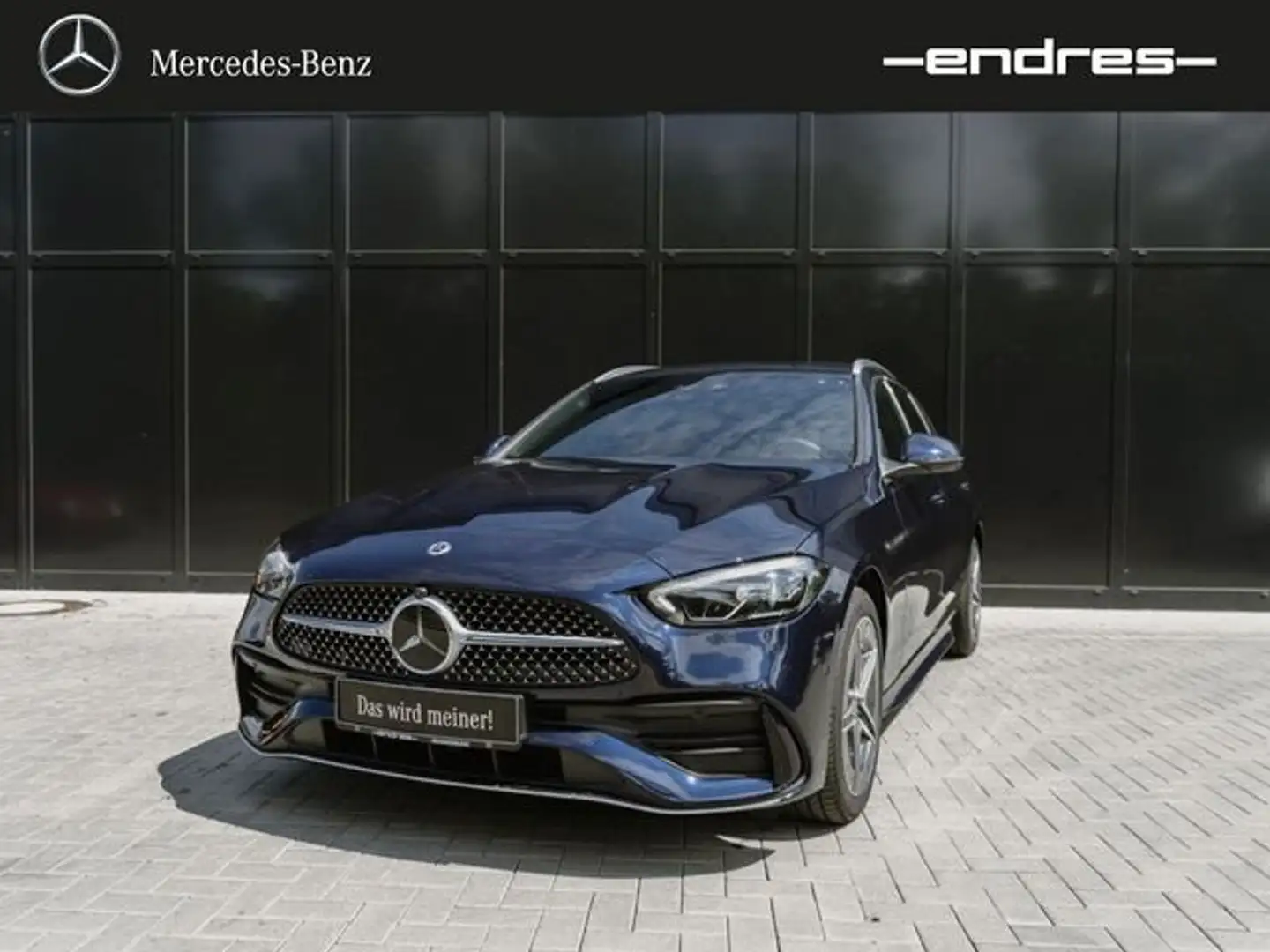 Mercedes-Benz C 300 T e AMG Line +HUD+DISTRONIC+360° KAMERA+ Kék - 1