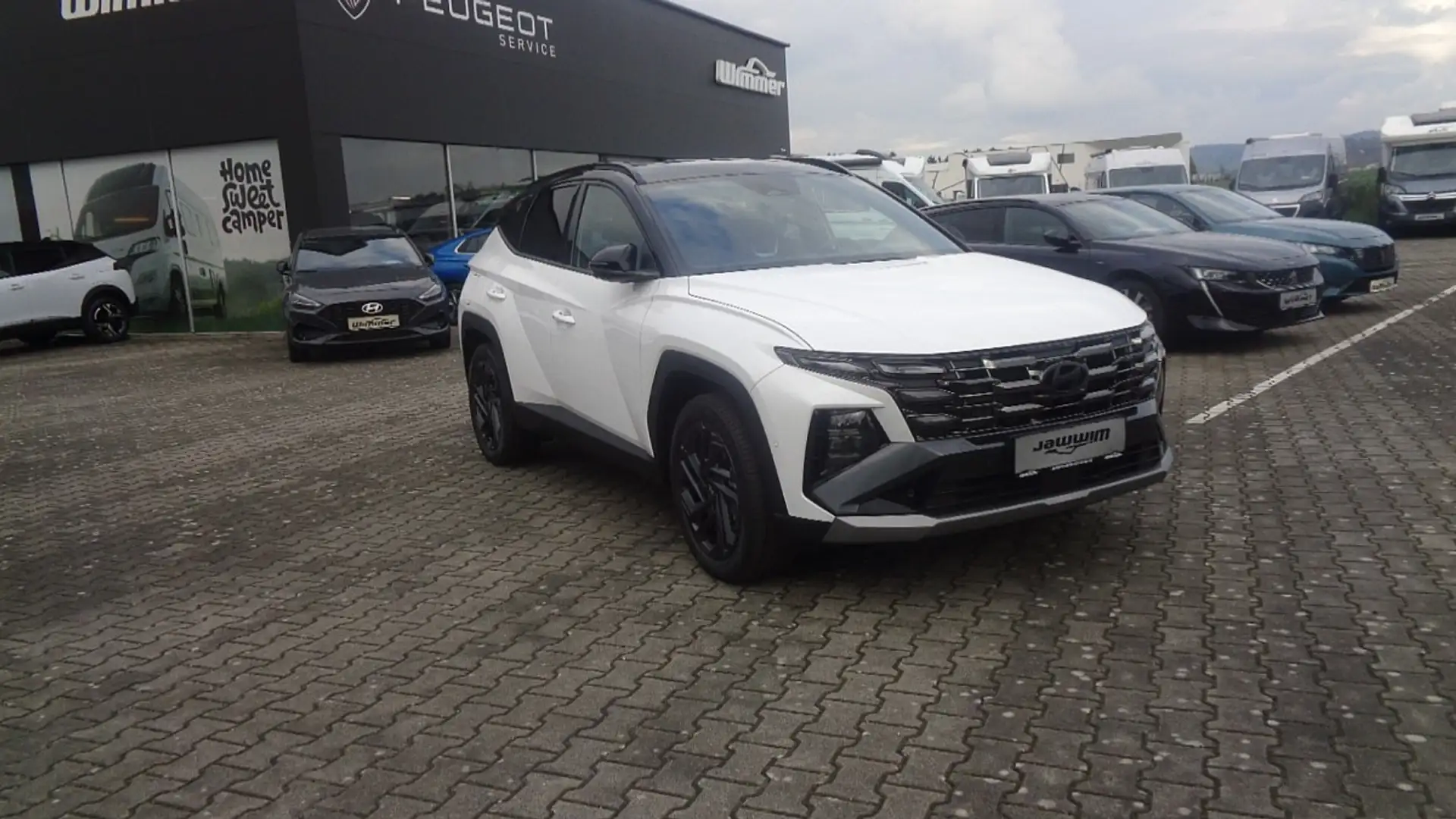 Hyundai TUCSON Tucson 1,6 T-GDI PHEV 4WD 20th Anniversary Aut. Weiß - 2