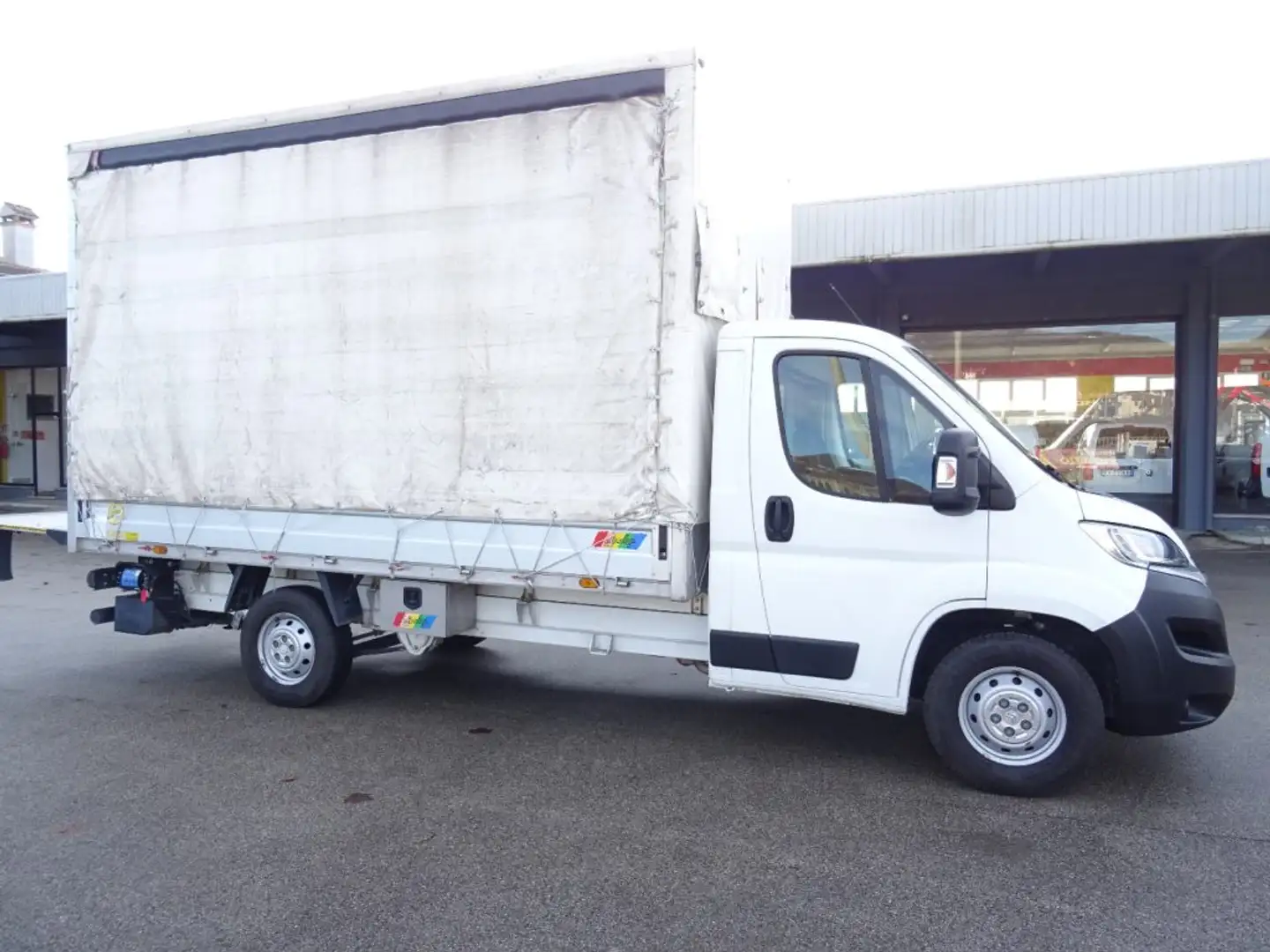 Citroen Jumper 35Q MAXI 140HP PLungo Centinato+Sponda PALFINGER Blanc - 2