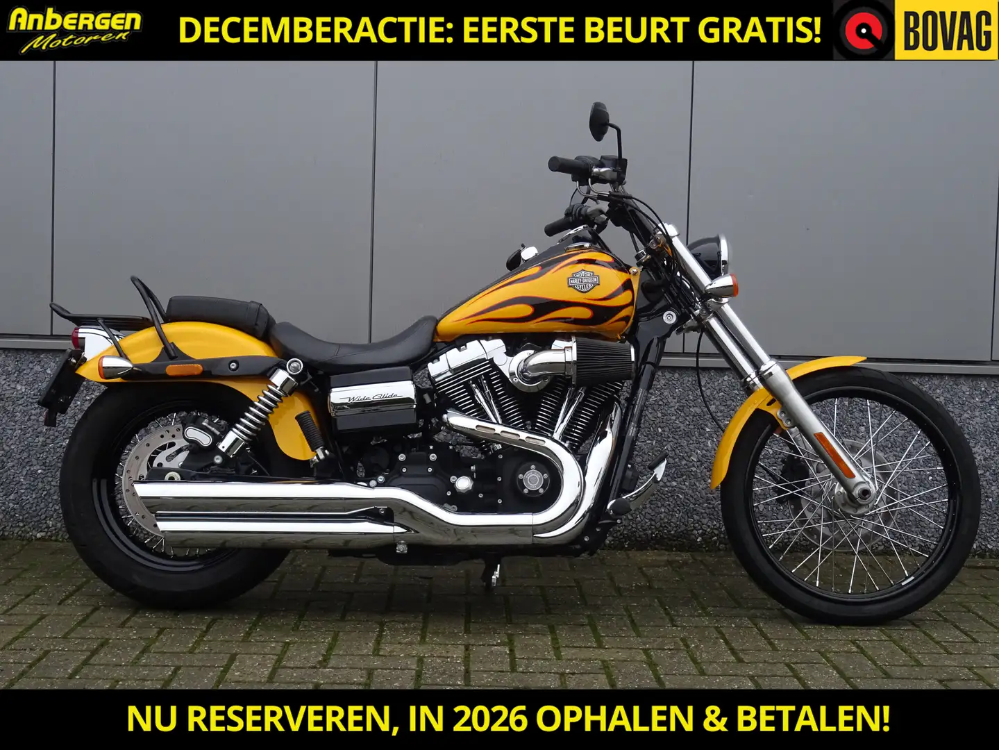 Harley-Davidson FXDWG WIDE GLIDE Geel - 1