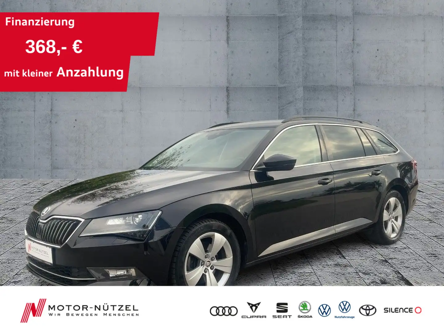Skoda Superb Combi 2.0 TDI DSG AMBITION BI-XEN+NAV+RFK Schwarz - 1