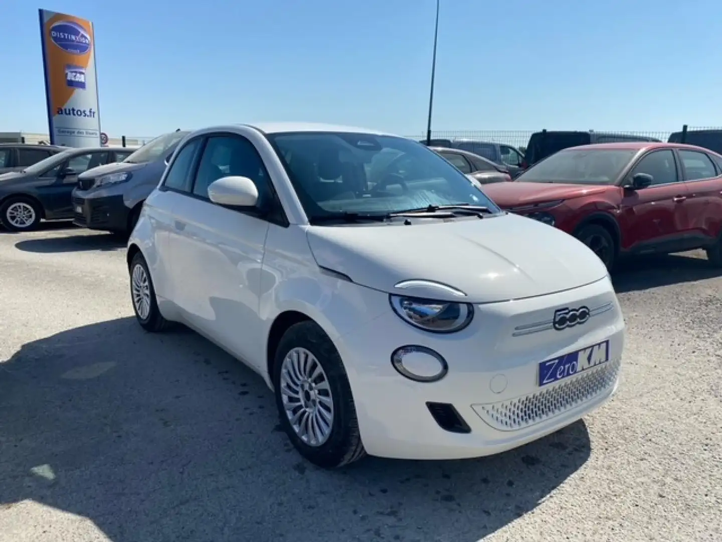 Fiat 500e Electrique 70KW  95CH  Action - 257 Kilomètres D\u Blanc - 2