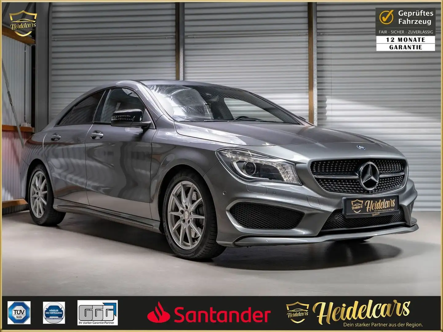 Mercedes-Benz CLA 220 CDI AMG LINE 3,33% XENON*SH*TEMPO*TÜV NEU Grau - 1