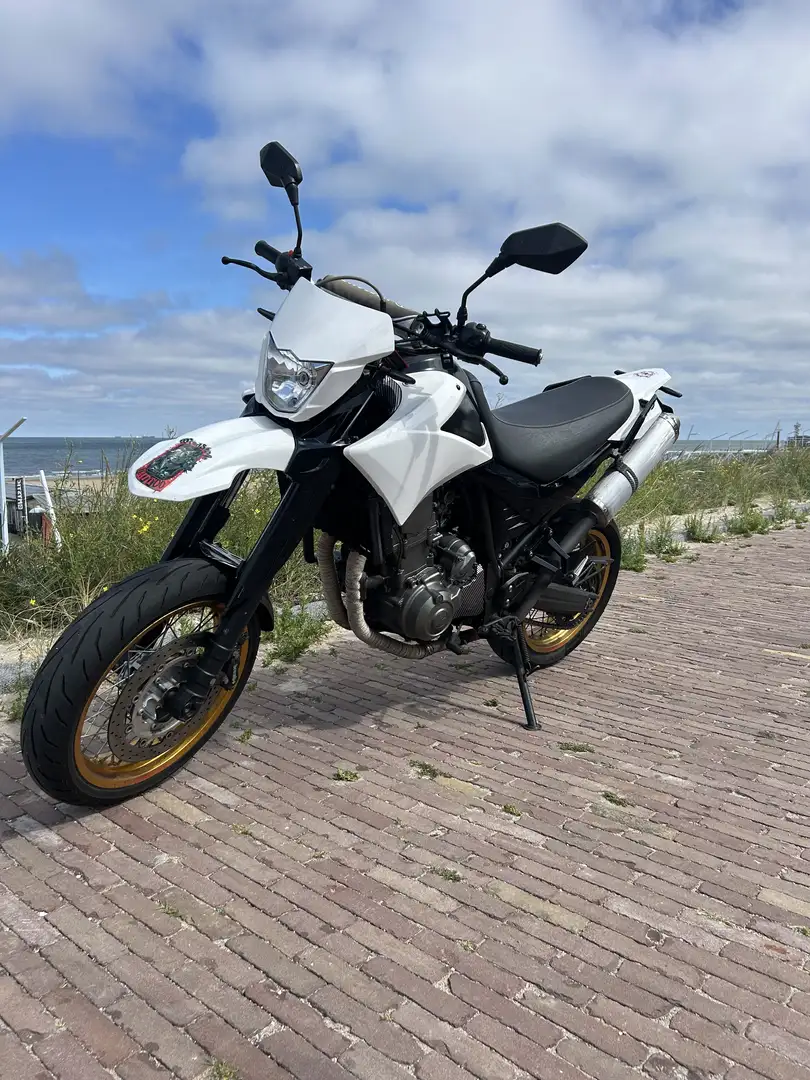 Yamaha XT 660 supermotard Wit - 2