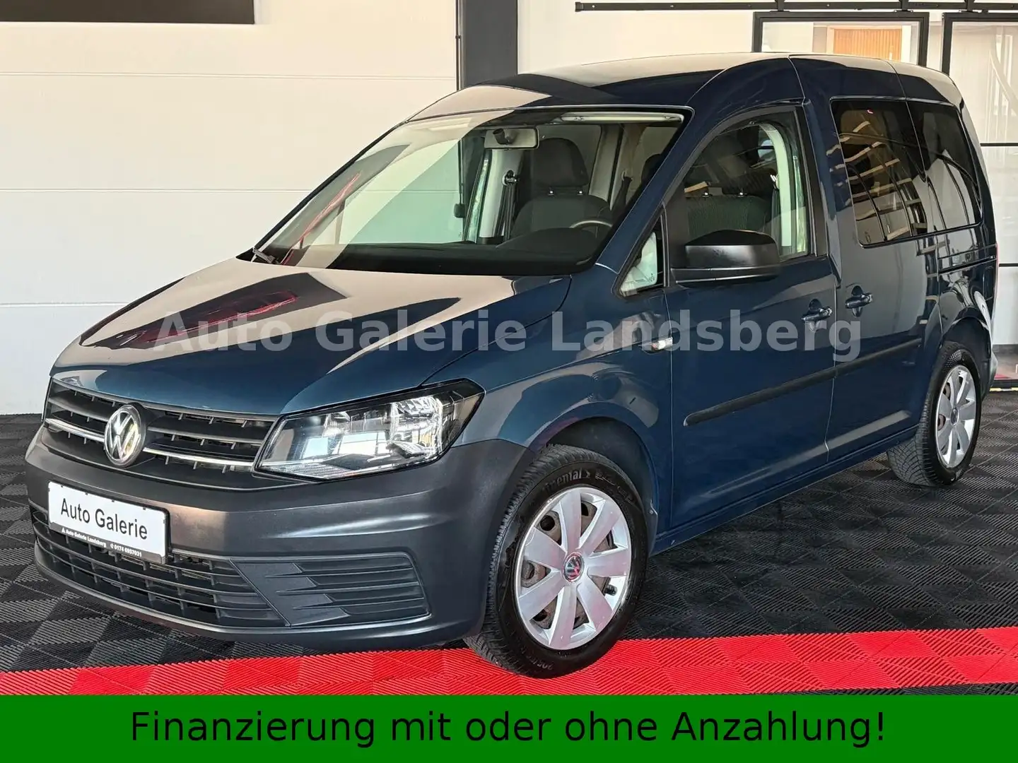Volkswagen Caddy 2.0TDI*Trendline*Klima*AHK*2xSchiebetüre* Grün - 1