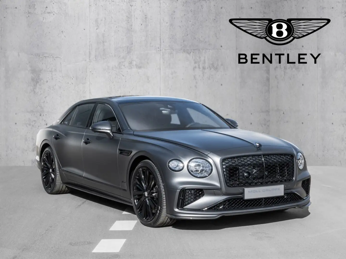 Bentley Flying Spur Speed Rear Entertainment, Dark Chrome Grau - 1